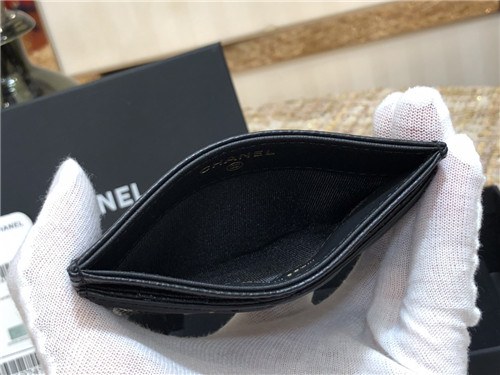 Chanel 2021 Women's Leather Card purse,11cm
