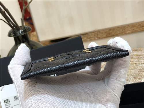 Chanel 2021 Women's Leather Card purse,11cm