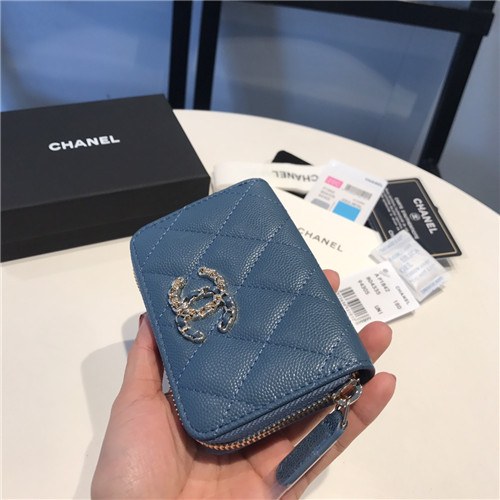 Chanel 2021 Women's Leather Coin purse/Card purse,11.5cm