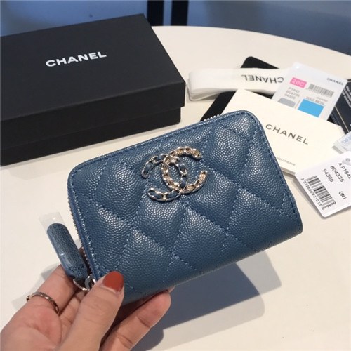 Chanel 2021 Women's Leather Coin purse/Card purse,11.5cm