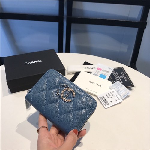 Chanel 2021 Women's Leather Coin purse/Card purse,11.5cm