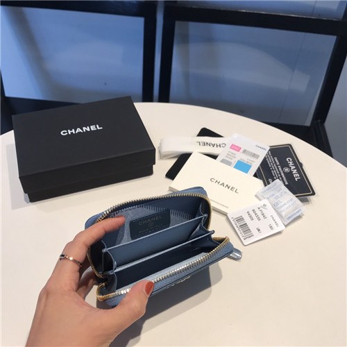 Chanel 2021 Women's Leather Coin purse/Card purse,11.5cm