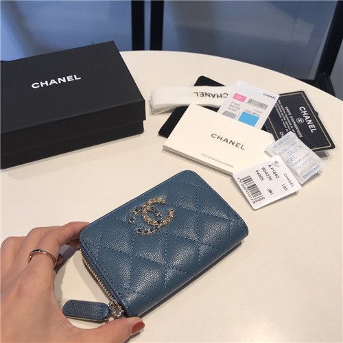 Chanel 2021 Women's Leather Coin purse/Card purse,11.5cm