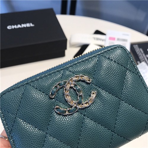 Chanel 2021 Women's Leather Coin purse/Card purse,11.5cm