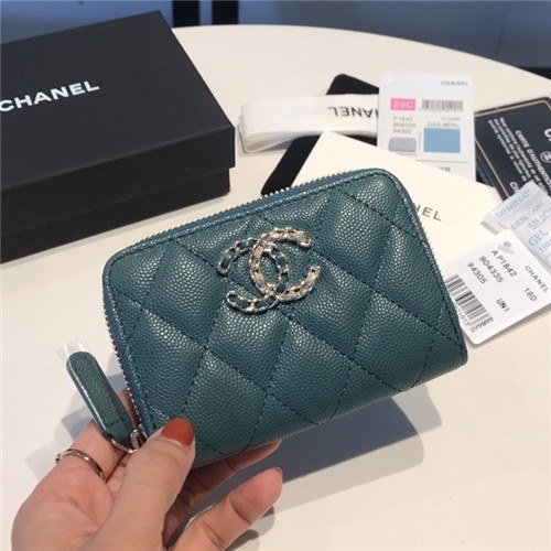 Chanel 2021 Women's Leather Coin purse/Card purse,11.5cm