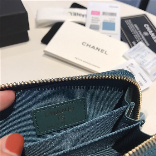 Chanel 2021 Women's Leather Coin purse/Card purse,11.5cm