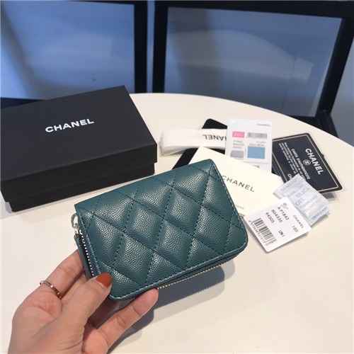 Chanel 2021 Women's Leather Coin purse/Card purse,11.5cm
