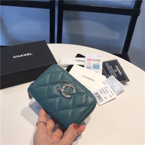 Chanel 2021 Women's Leather Coin purse/Card purse,11.5cm