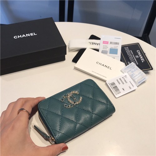Chanel 2021 Women's Leather Coin purse/Card purse,11.5cm