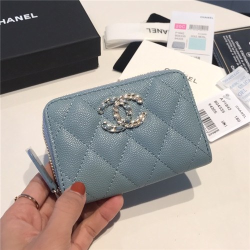 Chanel 2021 Women's Leather Coin purse/Card purse,11.5cm