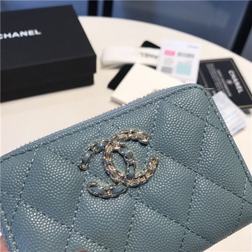 Chanel 2021 Women's Leather Coin purse/Card purse,11.5cm