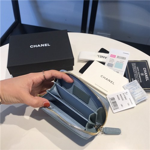 Chanel 2021 Women's Leather Coin purse/Card purse,11.5cm