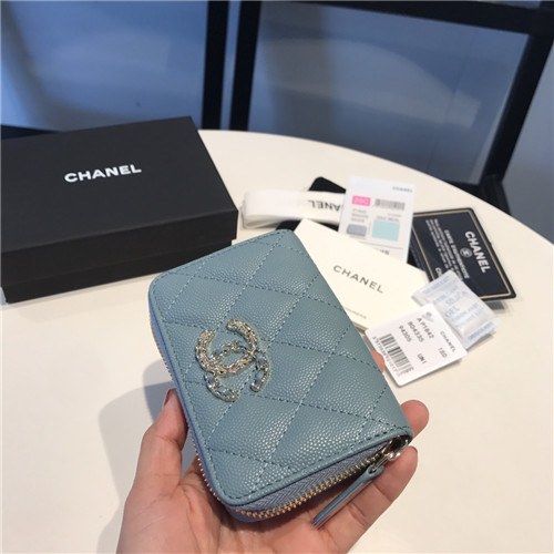 Chanel 2021 Women's Leather Coin purse/Card purse,11.5cm