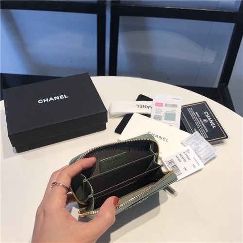 Chanel 2021 Women's Leather Coin purse/Card purse,11.5cm