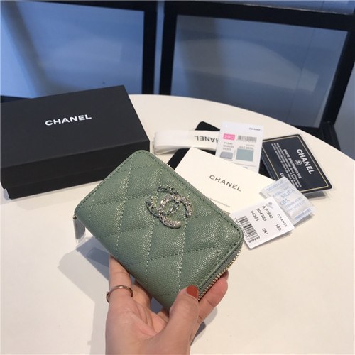Chanel 2021 Women's Leather Coin purse/Card purse,11.5cm
