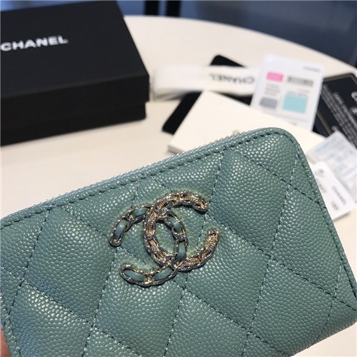 Chanel 2021 Women's Leather Coin purse/Card purse,11.5cm