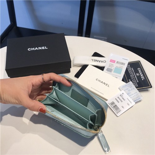 Chanel 2021 Women's Leather Coin purse/Card purse,11.5cm