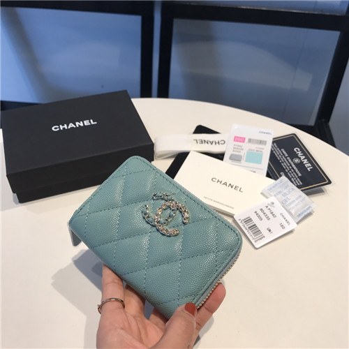 Chanel 2021 Women's Leather Coin purse/Card purse,11.5cm