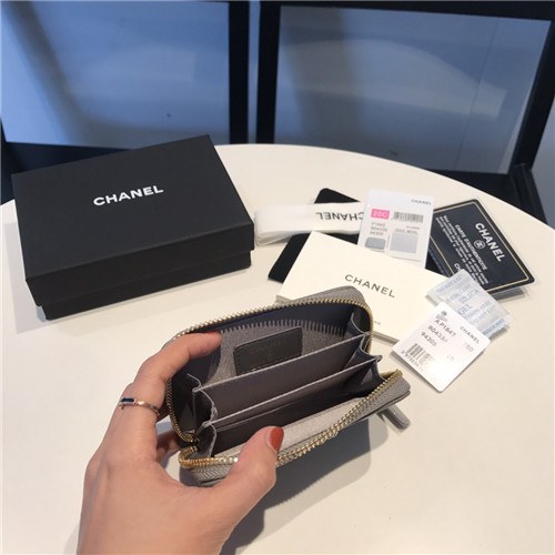 Chanel 2021 Women's Leather Coin purse/Card purse,11.5cm