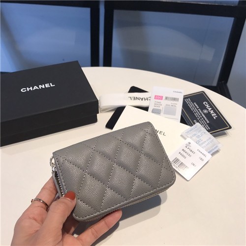 Chanel 2021 Women's Leather Coin purse/Card purse,11.5cm