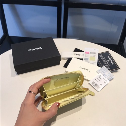 Chanel 2021 Women's Leather Coin purse/Card purse,11.5cm