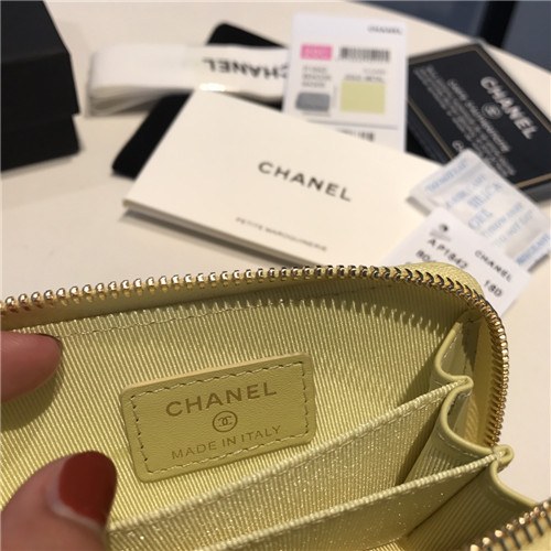 Chanel 2021 Women's Leather Coin purse/Card purse,11.5cm