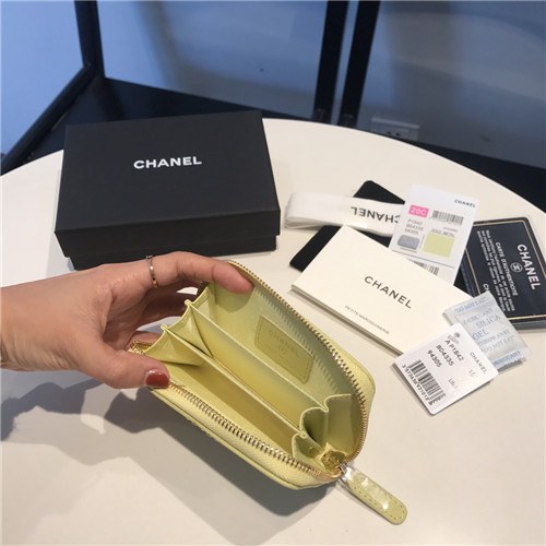 Chanel 2021 Women's Leather Coin purse/Card purse,11.5cm