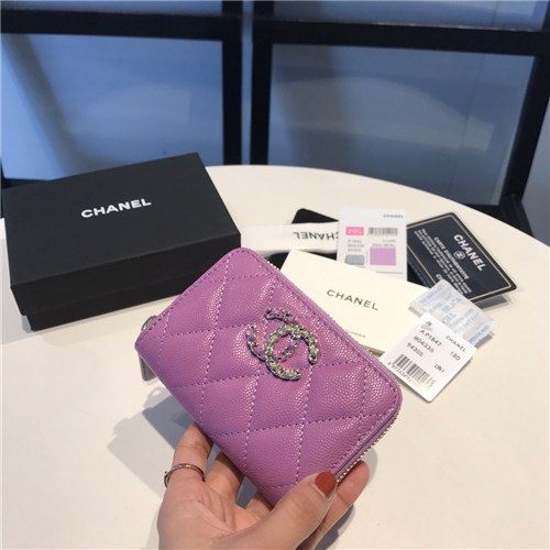 Chanel 2021 Women's Leather Coin purse/Card purse,11.5cm