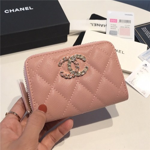 Chanel 2021 Women's Leather Coin purse/Card purse,11.5cm