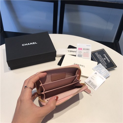 Chanel 2021 Women's Leather Coin purse/Card purse,11.5cm