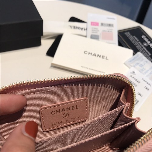 Chanel 2021 Women's Leather Coin purse/Card purse,11.5cm