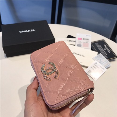 Chanel 2021 Women's Leather Coin purse/Card purse,11.5cm