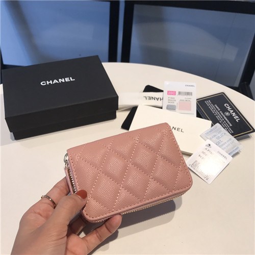 Chanel 2021 Women's Leather Coin purse/Card purse,11.5cm