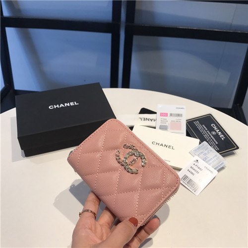 Chanel 2021 Women's Leather Coin purse/Card purse,11.5cm