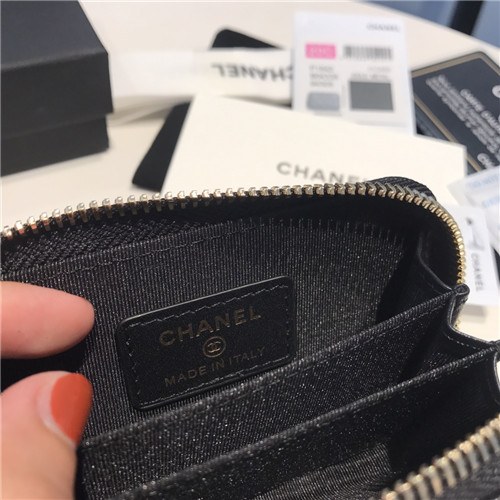 Chanel 2021 Women's Leather Coin purse/Card purse,11.5cm