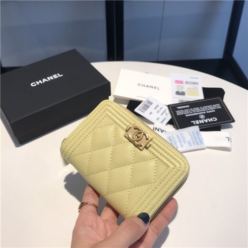 Chanel 2021 Women's Boy Coin purse/Card purse,11.5cm