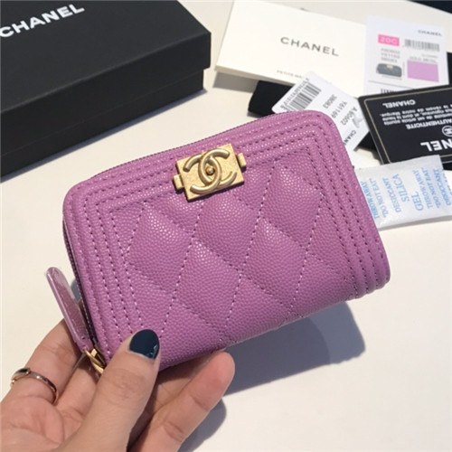 Chanel 2021 Women's Boy Coin purse/Card purse,11.5cm