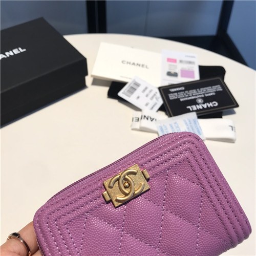 Chanel 2021 Women's Boy Coin purse/Card purse,11.5cm