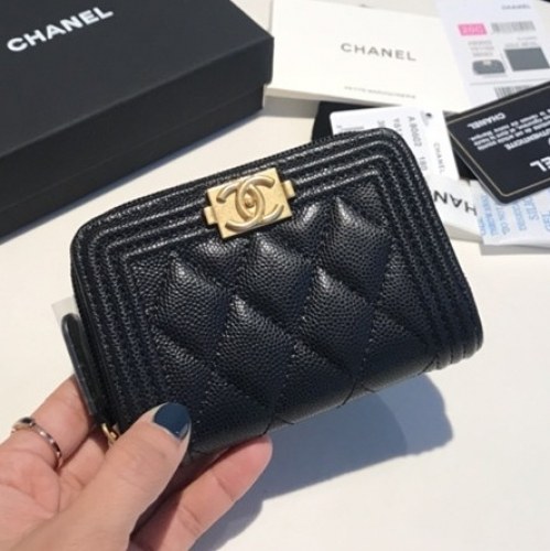 Chanel 2021 Women's Boy Coin purse/Card purse,11.5cm