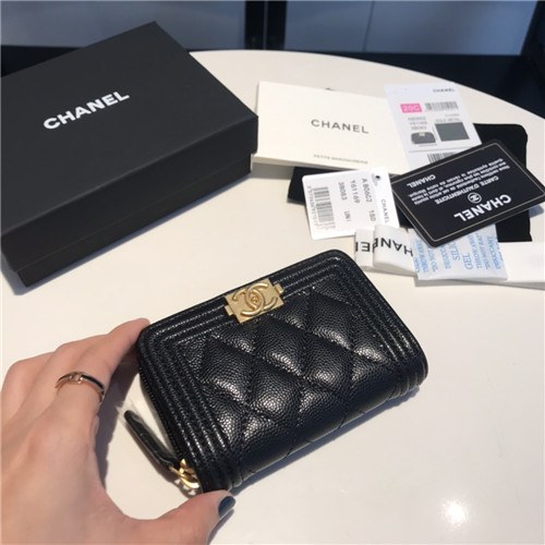 Chanel 2021 Women's Boy Coin purse/Card purse,11.5cm