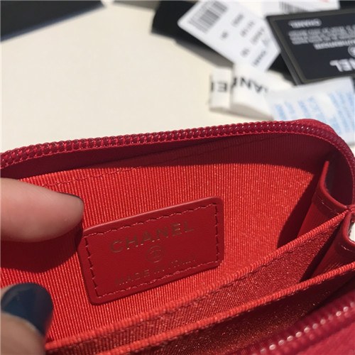 Chanel 2021 Women's Boy Coin purse/Card purse,11.5cm