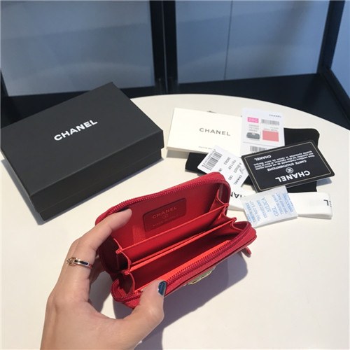 Chanel 2021 Women's Boy Coin purse/Card purse,11.5cm