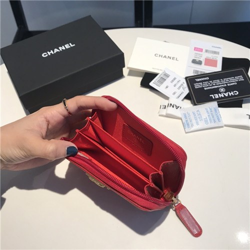 Chanel 2021 Women's Boy Coin purse/Card purse,11.5cm