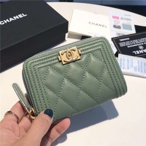 Chanel 2021 Women's Boy Coin purse/Card purse,11.5cm