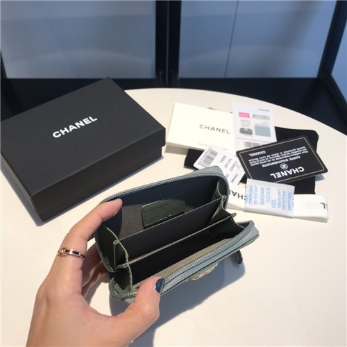 Chanel 2021 Women's Boy Coin purse/Card purse,11.5cm