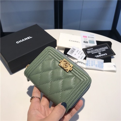 Chanel 2021 Women's Boy Coin purse/Card purse,11.5cm