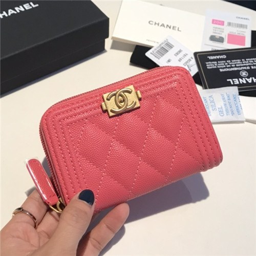 Chanel 2021 Women's Boy Coin purse/Card purse,11.5cm