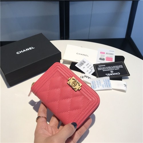 Chanel 2021 Women's Boy Coin purse/Card purse,11.5cm