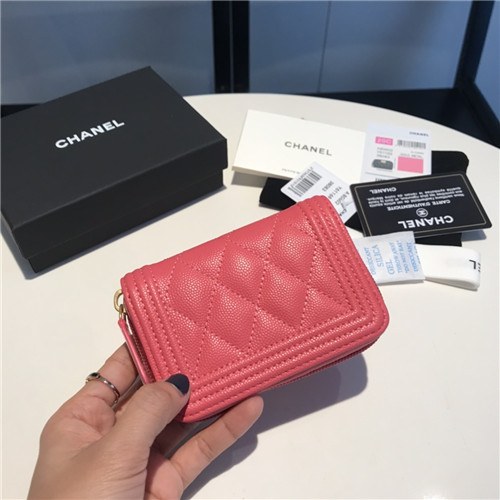 Chanel 2021 Women's Boy Coin purse/Card purse,11.5cm