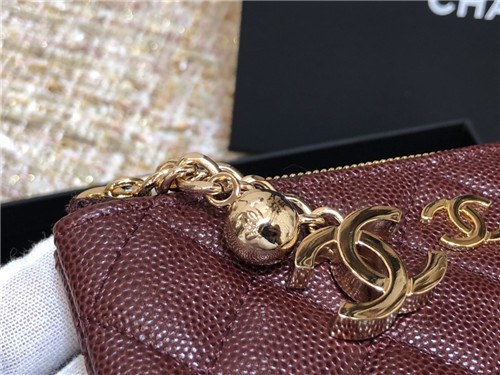 Chanel 2021 Women's Leather Coin purse 11cm